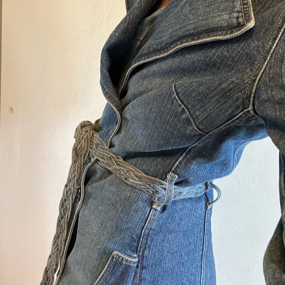 See by Chloé denim trench coat with braided belt - Picture 6 of 10